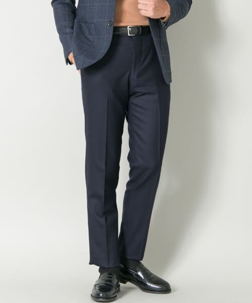 URBAN RESEARCH（アーバンリサーチ）の「サキソニーウールパンツ（スラックス・メンズ・NAVY/GRAY・42/44/46/48/50）」の6枚目の写真