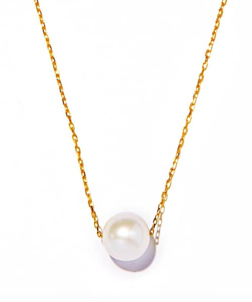 ROPE'（ロペ）の「【WEB限定】【les bonbon (ル ボンボン)】pearl chain necklace（ネックレス・レディース・ゴールド・F）」の7枚目の写真