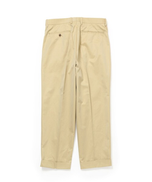 ADAM ET ROPE'（アダムエロペ）の「【Scye】Cotton Gabardine 2Pleated Trousers（チノパンツ・メンズ・グレー/ベージュ・38/40）」の6枚目の写真