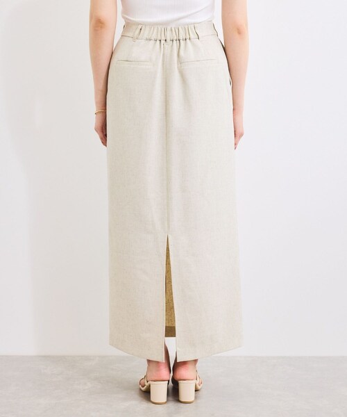 VIS（ビス）の「【セットアップ対応】Iラインスリットスカート（スカート・レディース・チャコール/オフホワイト・M/S）」の17枚目の写真