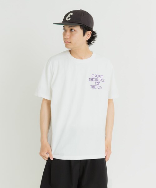 EKAL(エカル)の「『別注』TACOMA FUJI RECORDS×EKAL TGFイラストTシャツ 1(Tシャツ/カットソー・メンズ・グレー/ホワイト・M/L/XL)」の9枚目の写真