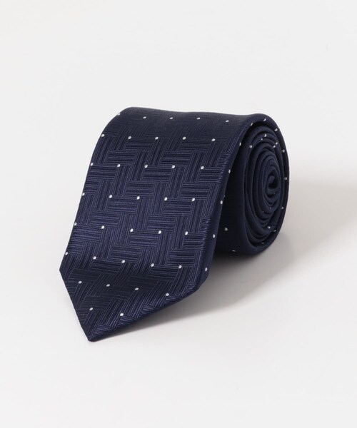 URBAN RESEARCH DOORS(アーバンリサーチドアーズ)の「LIFE STYLE TAILOR 26SS国内タイドット1(ネクタイ・メンズ・01NAVY/02BLUE/03GRAY・-)」の2枚目の写真