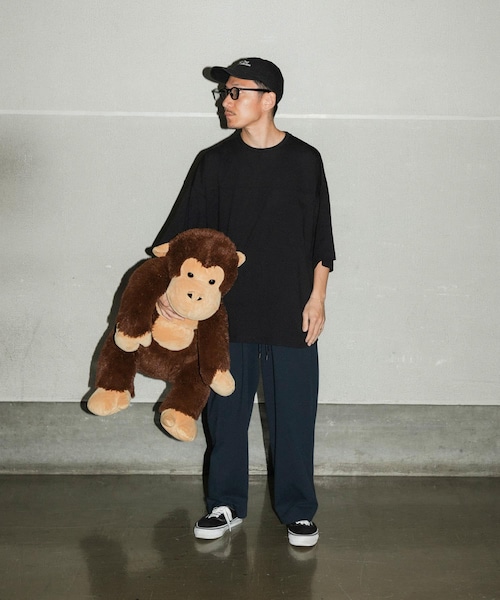 URBAN RESEARCH(アーバンリサーチ)の「Wide Dad BREEZY TECH SHORT-SLEEVE T-SHIRTS(Tシャツ/カットソー・メンズ・D.NAVY/BLACK/CHARCOAL・1/2)」の10枚目の写真