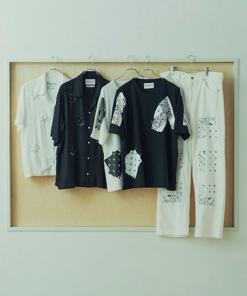 ADAM ET ROPE'（アダムエロペ）の「【NOMARHYTHM TEXTILE for ADAM ET ROPE'】EX Bandana Embroidery Denim Pants（デニムパンツ・メンズ・キナリ・2/3）」の17枚目の写真