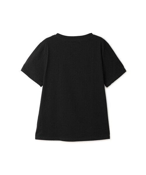 Jayro(ジャイロ)の「リボン半袖Tシャツ(Tシャツ/カットソー・レディース・ブラック系/ホワイト系・F)」の7枚目の写真