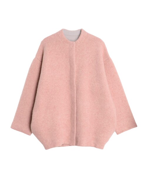 ELENDEEK（エレンディーク）の「CN RACCOON MIX WCD（カーディガン/ボレロ・レディース・アイボリー/ライトグレー/グレー/レッド/ピンク/イエロー/ミントグリーン/ネイビー/ラベンダー/ベージュ/ミディアムグレー/アイスブルー・01/02）」の12枚目の写真