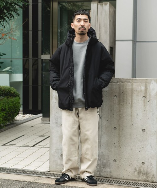 URBAN RESEARCH DOORS(アーバンリサーチドアーズ)の「ウールブレンドラミネートダウンパーカー(その他アウター・メンズ・BROWN/CHARCOAL/BLACK・M/L)」の9枚目の写真