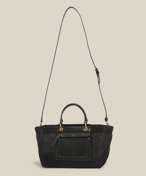 ROPE'(ロペ)の「チュールメッシュ2WAYミニバッグ(ハンドバッグ・レディース・ブラック/オリーブ・F)」の13枚目の写真