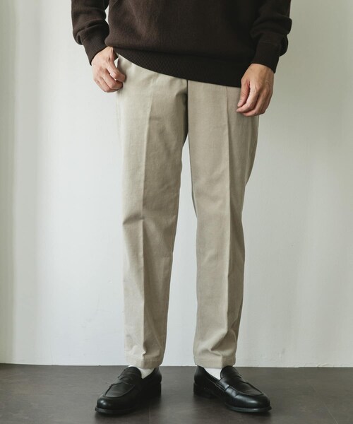 URBAN RESEARCH DOORS（アーバンリサーチドアーズ）の「『UR TECH』コーデュロイトラウザー（その他パンツ・メンズ・OFF/BROWN/CHARCOAL/NAVY・S/M/L/XL）」の18枚目の写真