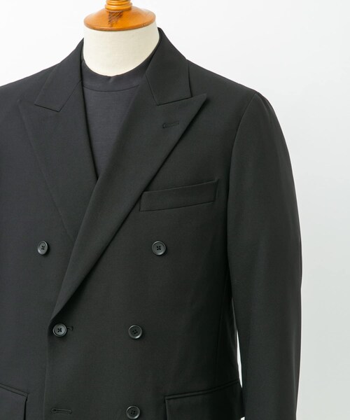 URBAN RESEARCH DOORS（アーバンリサーチドアーズ）の「『イージーケア』LIFE STYLE TAILOR　ストレッチオックスWジャケット（その他アウター・メンズ・BLACK/GRAY・S/M/L/XL）」の6枚目の写真