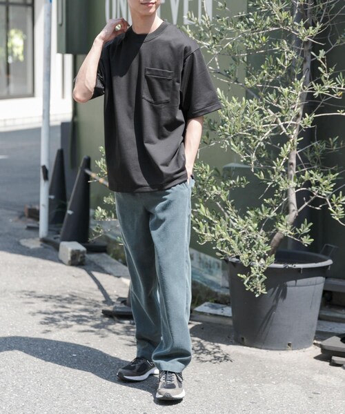URBAN RESEARCH DOORS(アーバンリサーチドアーズ)の「FORK&SPOON ハイゲージクールTシャツ(Tシャツ/カットソー・メンズ・OFF/BLACK/PURPLE・4/5)」の19枚目の写真