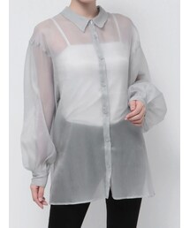 MURUA | シアーシャイニーボリュームスリーブシャツ(シャツ/ブラウス)