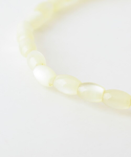 かぐれ（カグレ）の「Toile　DS SHELL BEADS NECKLACE（ネックレス・レディース・WH・40）」の5枚目の写真