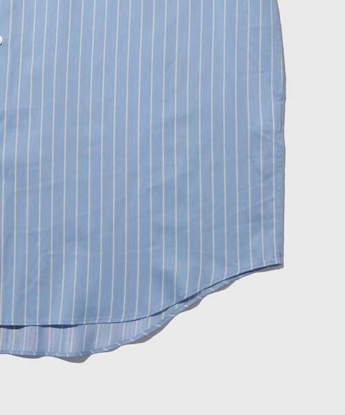 ADAM ET ROPE'(アダムエロペ)の「【AURALEE/オーラリー】COTTON SILK STRIPE SHIRT(シャツ/ブラウス・メンズ・キナリ/ブルー系・3/4/5)」の12枚目の写真