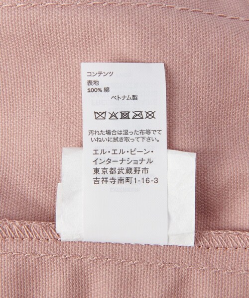 bonjour records（ボンジュールレコーズ）の「L.L.Bean/エル・エル・ビーン record tote bag for bonjor records exclusive（トートバッグ・レディース・サックス/ローズピンク・F）」の20枚目の写真