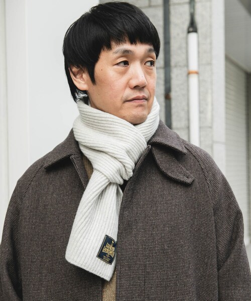 URBAN RESEARCH DOORS(アーバンリサーチドアーズ)の「ハミルトンマフラー(マフラー・メンズ・OFF WHITE/MIX BROWN/BLACK/SAGE GREEN・-)」の8枚目の写真