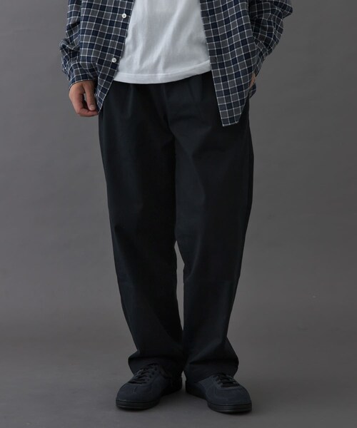 URBAN RESEARCH DOORS(アーバンリサーチドアーズ)の「FORK&SPOON イージーチノパンツ(チノパンツ・メンズ・BLACK/SAGE・4/5)」の3枚目の写真