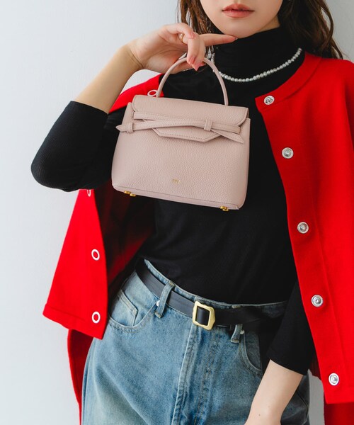 RODE SKO（ロデスコ）の「tov　MIMI MINI（ショルダーバッグ・レディース・BLACK/GREGE/PINK・-）」の4枚目の写真