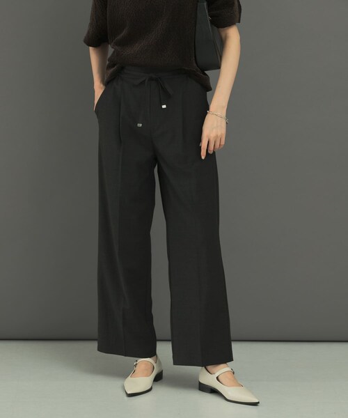 URBAN RESEARCH ROSSO（アーバンリサーチロッソ）の「ウール混ウォッシャブルイージーパンツ（その他パンツ・レディース・CHARCOAL/L/GRAY/YELLOW・36/38）」の12枚目の写真