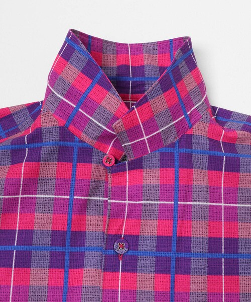 EKAL(エカル)の「White Mountaineering MADRAS CHECK OC SHIRTS(シャツ/ブラウス・メンズ・BLACK/ORANGE/PINK・2/3)」の14枚目の写真