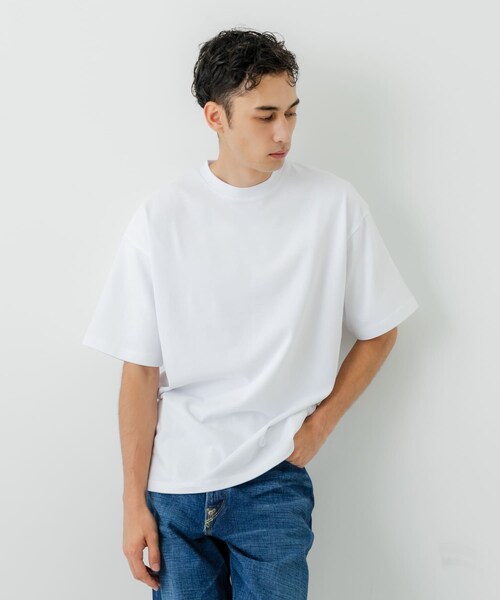 URBAN RESEARCH(アーバンリサーチ)の「Premium Organic Cotton T-shirts(Tシャツ/カットソー・メンズ・WHITE/BORDEAUX/GREEN/NAVY・M/L)」の7枚目の写真