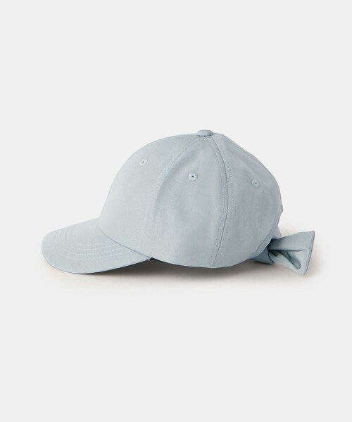 ROPE' PICNIC(ロペピクニック)の「【KIDS/キッズ】シャイニーバックリボンキャップ/リンクコーデ(キャップ・レディース・ブラック/ブルー系/クリーム・F)」の6枚目の写真