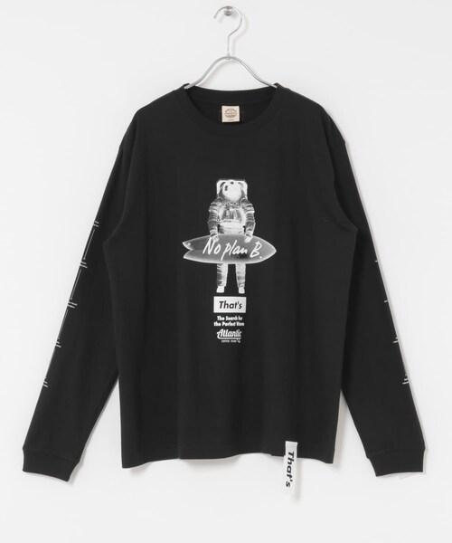 THE GOODLAND MARKET（ザグッドランドマーケット）の「That’s　The Long Tee (No plan B)（Tシャツ/カットソー・メンズ・WHITE/BLACK・M/XL/L）」の8枚目の写真