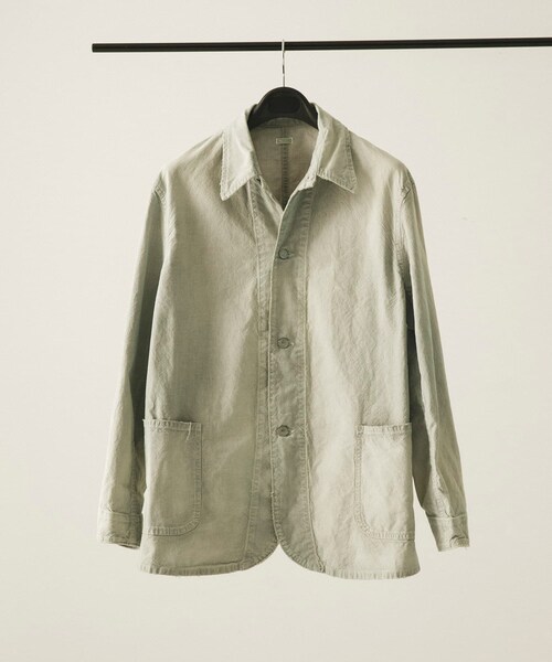 URBAN RESEARCH(アーバンリサーチ)の「A PRESSE Indigo Pin Check Coverall(カバーオール・メンズ・SAX・1/2/3)」の2枚目の写真