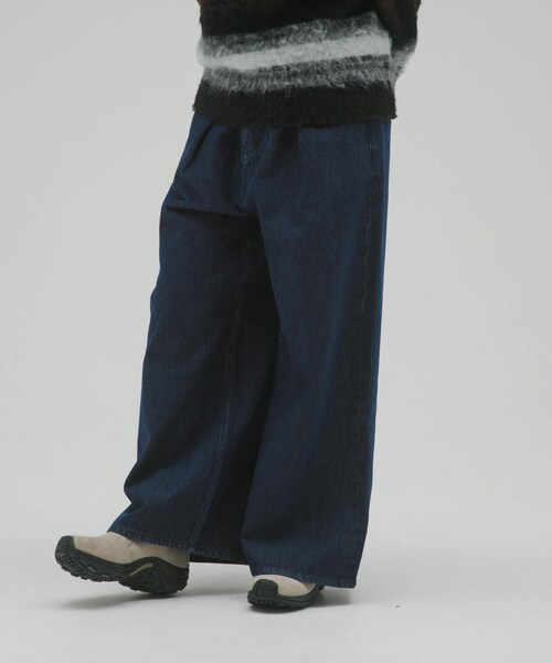 EKAL（エカル）の「バギータックデニム（デニムパンツ・レディース・O.W/USED・one/S/M）」の4枚目の写真