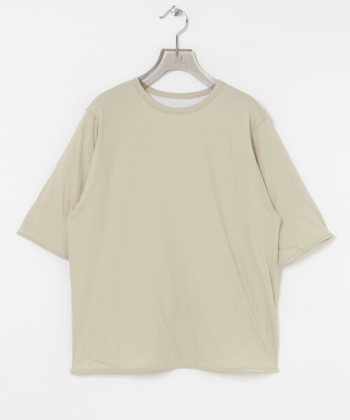 URBAN RESEARCH(アーバンリサーチ)の「リバーシブルTシャツ(Tシャツ/カットソー・レディース・RED×BEIGE/KHAKI×WHT/BLACK×OFF・FREE)」の22枚目の写真