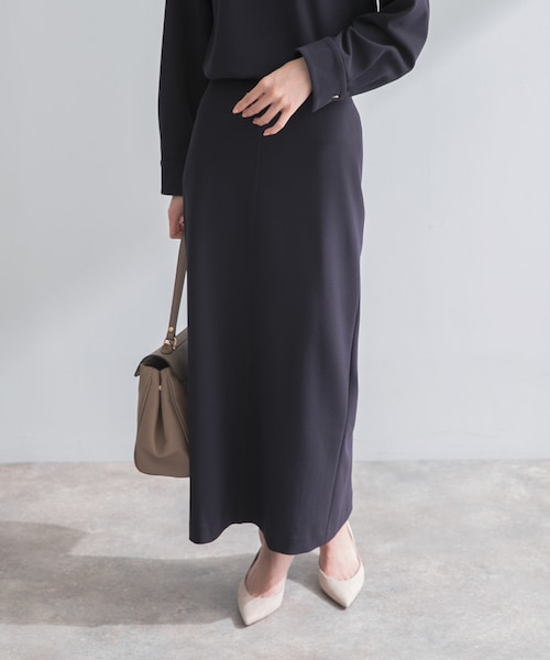 URBAN RESEARCH ROSSO（アーバンリサーチロッソ）の「ストレッチジョーゼットスカート（スカート・レディース・WHITE/GREIGE/NAVY・Free）」の3枚目の写真