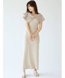 LAGUNAMOON | ヘリンボンカラーニットワンピース(ワンピース)