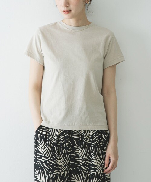URBAN RESEARCH（アーバンリサーチ）の「HANES　2P クルーネックTシャツ（Tシャツ/カットソー・レディース・BEG/WHT/ASSORT・M）」の4枚目の写真