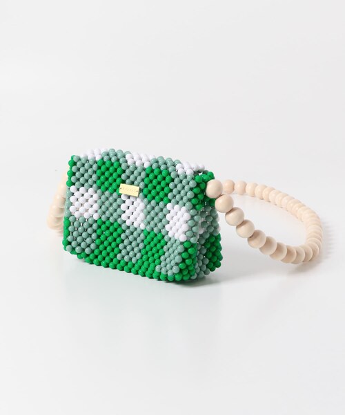 URBAN RESEARCH DOORS（アーバンリサーチドアーズ）の「TOOS　wood ball shoulderbag（ショルダーバッグ・レディース・green・one）」の4枚目の写真