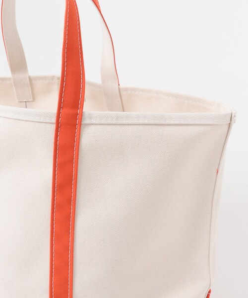 URBAN RESEARCH DOORS(アーバンリサーチドアーズ)の「L.L.Bean ボートアンドトートオープントップ ラージ(トートバッグ・メンズ・BLACK/DARK GREEN/ORANGE・One)」の13枚目の写真