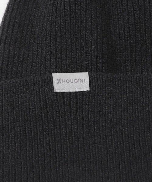 EKAL（エカル）の「HOUDINI　Zissou Hat（ニットキャップ/ビーニー・メンズ・Rock Black/Sugar Snow・M）」の9枚目の写真
