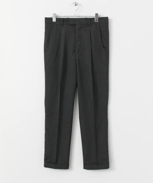 かぐれ（カグレ）の「BRAIN　wool twist yarn pants（その他パンツ・メンズ・CHA.GRAY/NAVY・3/4）」の3枚目の写真