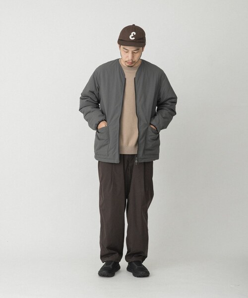 EKAL（エカル）の「ドライニットプルオーバー（ニット/セーター・メンズ・グレージュ/ブラウン/ネイビー・M/L）」の21枚目の写真