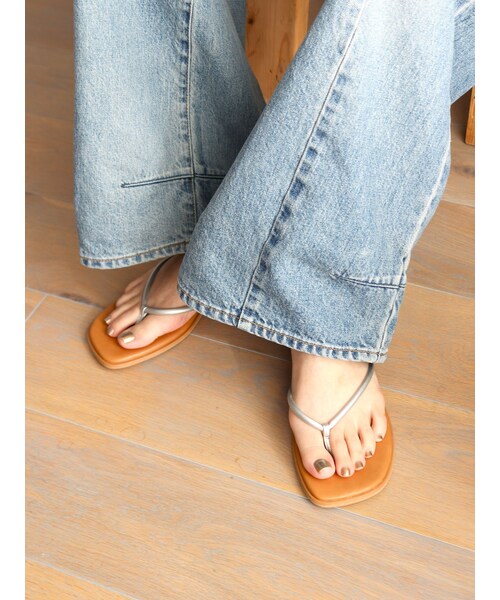 Ungrid（アングリッド）の「フラットサンダル（サンダル・レディース・ブラック/シルバー・S/M/L）」の10枚目の写真