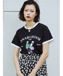 jouetie | レトロカップルトリムTシャツ(Tシャツ/カットソー)