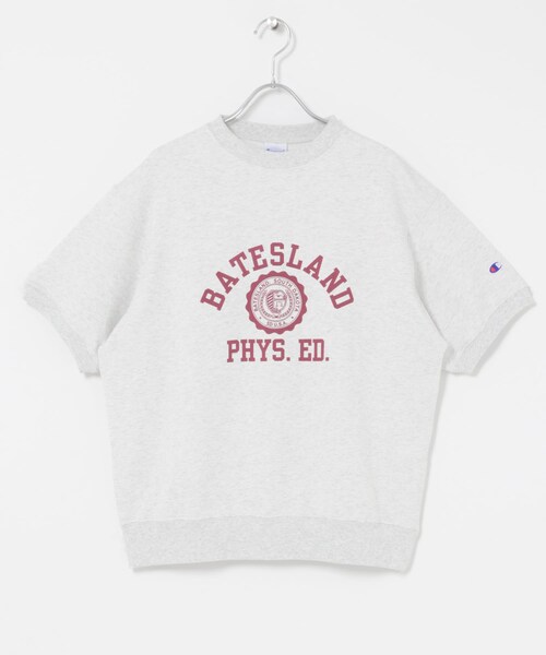 URBAN RESEARCH DOORS(アーバンリサーチドアーズ)の「『別注』CHAMPION×DOORS SWEAT SHORT-SLEEVE SHIRTS(スウェット・レディース・OATMEAL/GRAY/OFFBLACK/DARKBLUE・One)」の20枚目の写真
