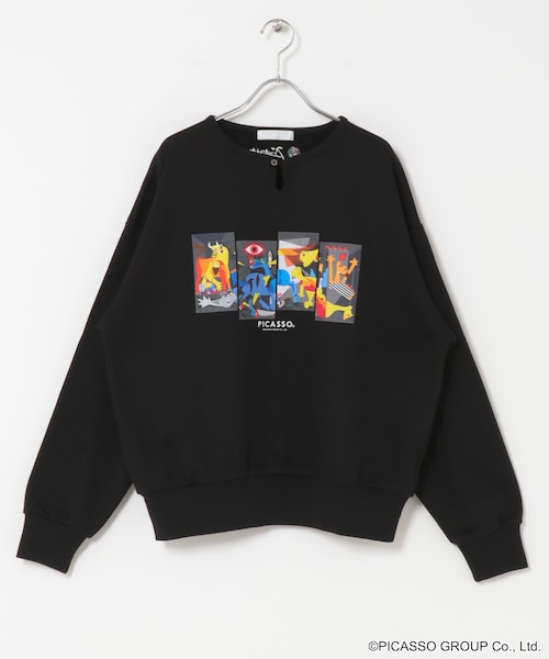 SENSE OF PLACE by URBAN RESEARCH(センスオブプレイスバイアーバンリサーチ)の「PICASSO スキッパースウェット(スウェット・メンズ・BLACK/GRAY/MINT・M/L)」の12枚目の写真