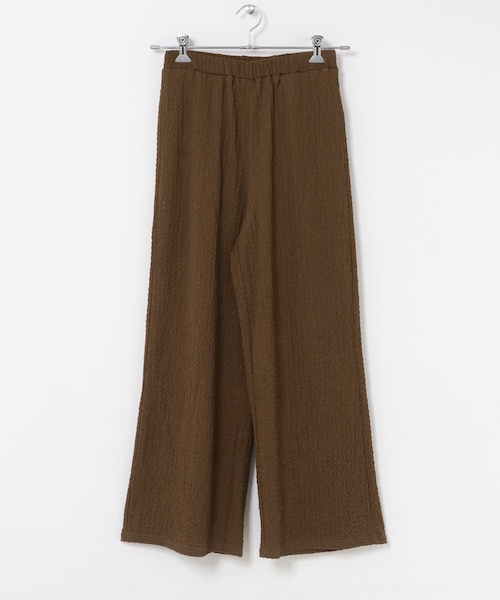 URBAN RESEARCH Sonny Label（アーバンリサーチサニーレーベル）の「ドライタッチワッシャーカットイージーパンツ（その他パンツ・レディース・ブラック/ブラウン/ピスタチオ・Free）」の2枚目の写真