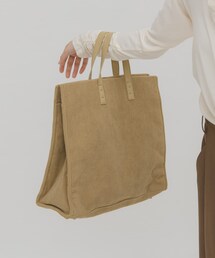KBF | コーデュロイスクエアビッグBAG(トートバッグ)