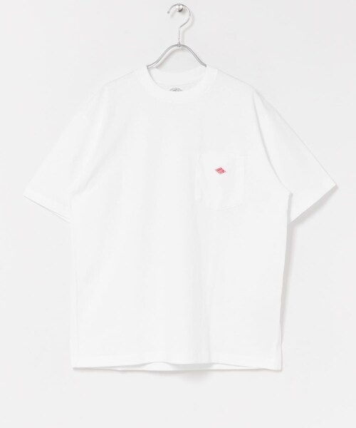 URBAN RESEARCH DOORS(アーバンリサーチドアーズ)の「DANTON POCKET T-SHIRTS(Tシャツ/カットソー・メンズ・WHITE/COAL GREY/H.WHITE/ORANGE/DEEP SAX・M/L/XL)」の7枚目の写真