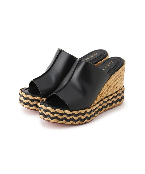 ADAM ET ROPE'（アダムエロペ）の「【J'aDoRe・店舗限定】【PALOMA BARCELO'（パロマバルセロ）】ウェッジサンダル（サンダル・レディース・ブラック系・36/37/38）」の22枚目の写真