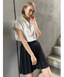 EMODA | カバーハーフジップトップ(Tシャツ/カットソー)