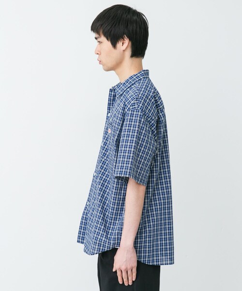 URBAN RESEARCH DOORS(アーバンリサーチドアーズ)の「DANTON SHORT SLEEVE SHIRTS(シャツ/ブラウス・メンズ・GRN×YLW/BLU×WHT・40/42/44)」の10枚目の写真