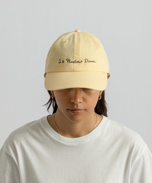 Saturdays NYC（サタデーズ ニューヨークシティ ）の「Harlow x Saturdays NYC Diners Cap（キャップ・レディース・オフホワイト/ダークブラウン/サックス/ピンク・F）」の20枚目の写真