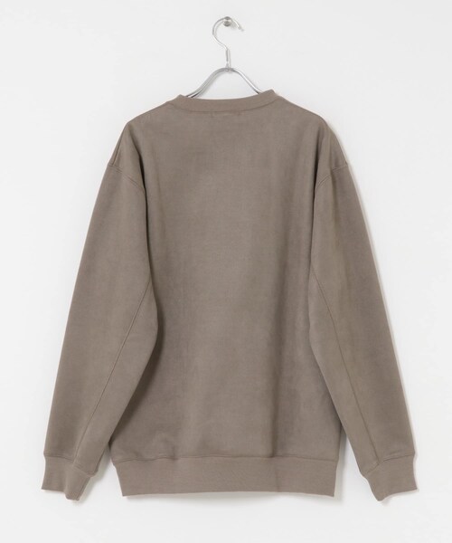 SENSE OF PLACE by URBAN RESEARCH（センスオブプレイスバイアーバンリサーチ）の「フェイクスエードクルーネックスウェット（スウェット・メンズ・GRAY/CHARCOAL/D.BROWN/GREIGE・M/L）」の18枚目の写真